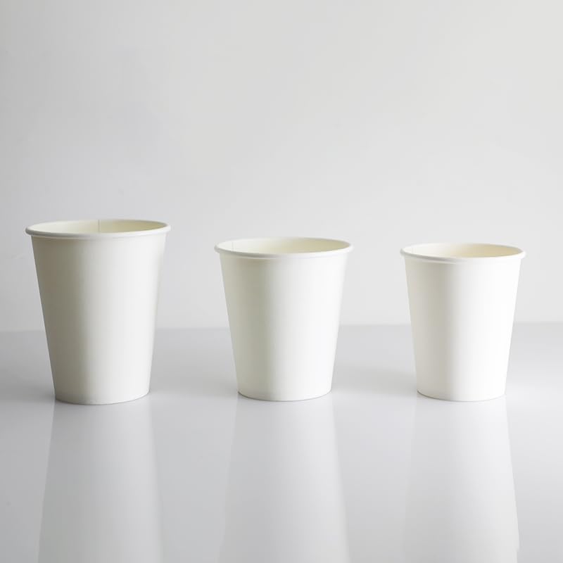 1000-Pack 12 oz White Disposable Paper Cups