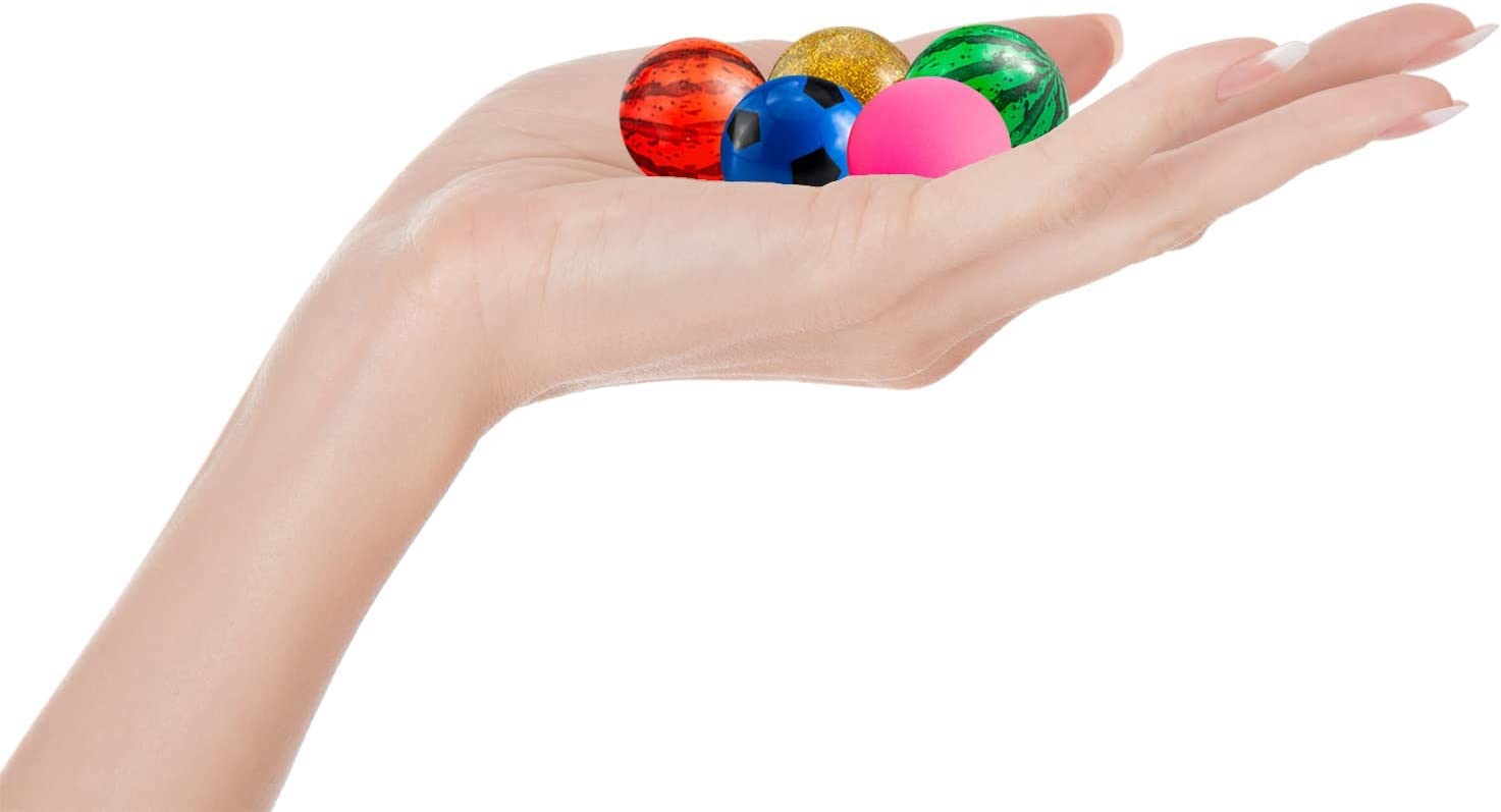 27mm Colorful High-Bounce Ball Party Favor Pack