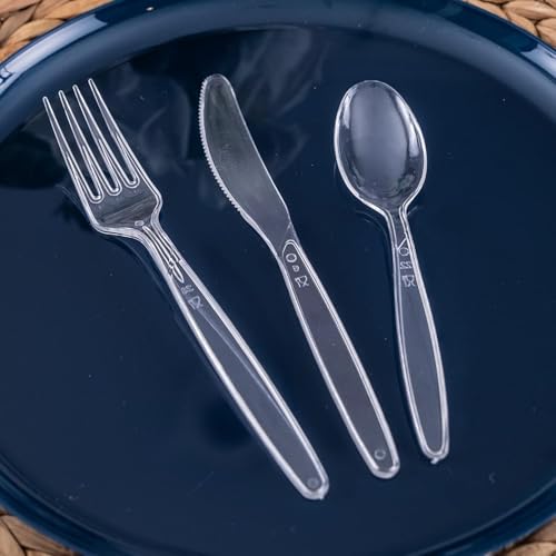 Disposable Plastic Forks, Spoons & Knives Cutlery Set