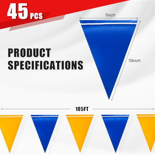 Bright Pennant Flag Banner for Parties & Event Decor