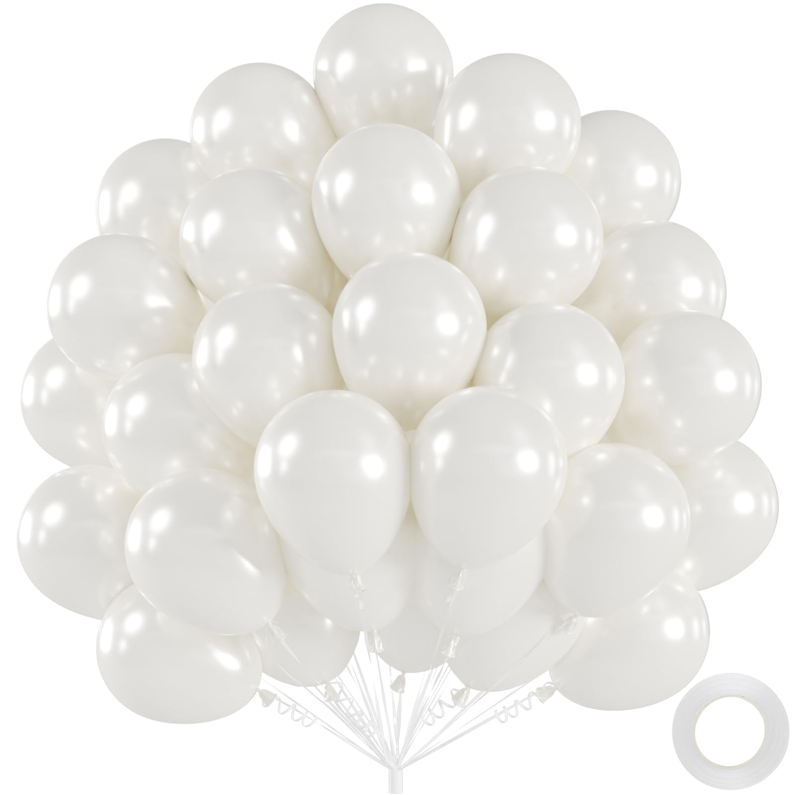 50-Pack 12-Inch Black Latex Balloons for Parties