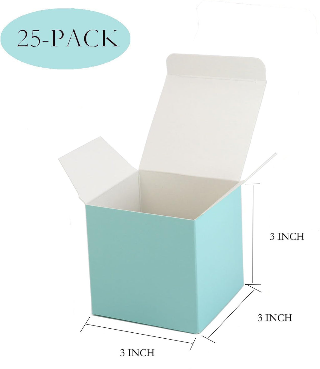 25-Piece 3-Inch Square Gift Box Set with Lids