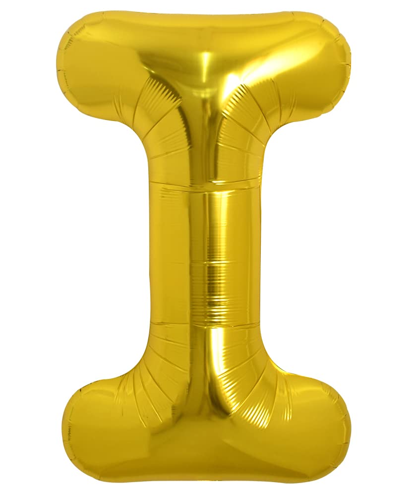 40-Inch Large Gold Letter & Number Foil Balloons