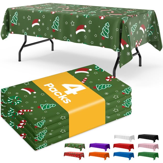 Disposable Plastic Tablecloth for Parties & Events