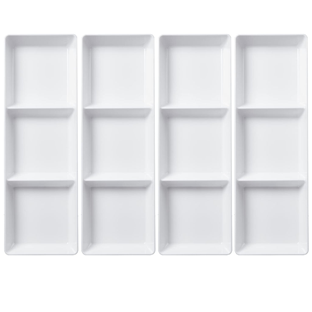 US Acrylic Avant Divided Serving Trays for Parties