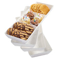 US Acrylic Avant Divided Serving Trays for Parties