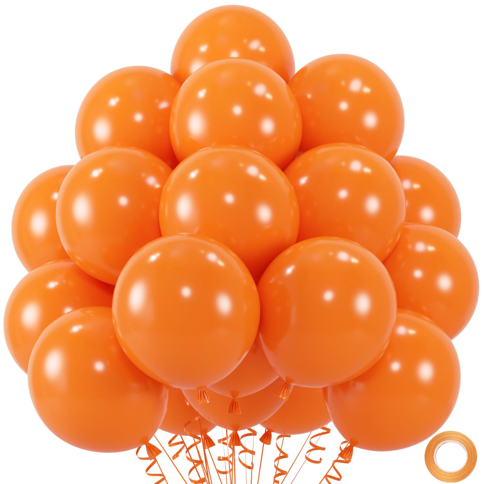 50-Pack 12-Inch Black Latex Balloons for Parties
