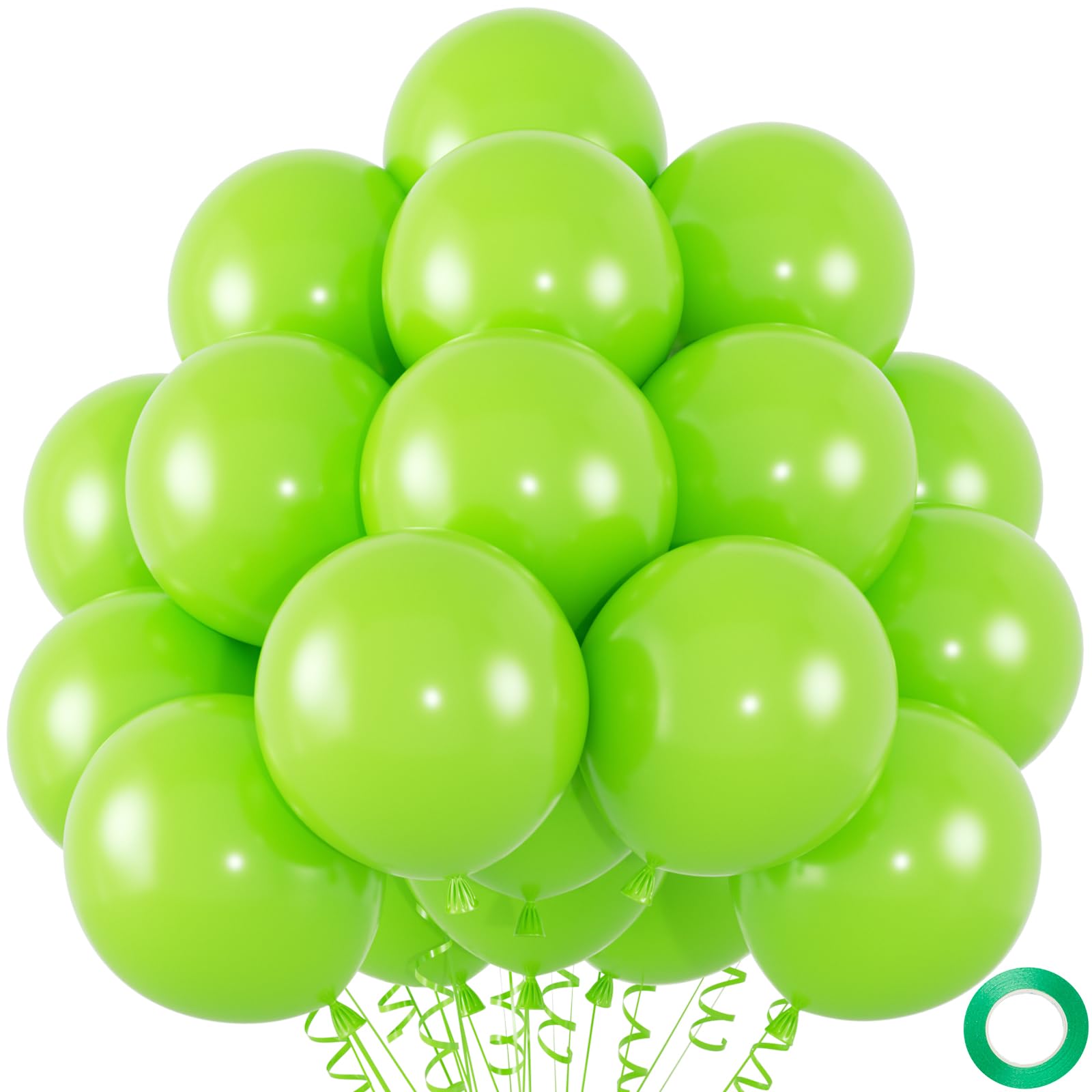 50-Pack 12-Inch Black Latex Balloons for Parties