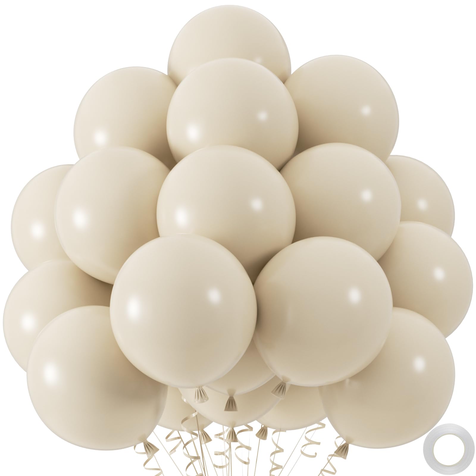 50-Pack 12-Inch Black Latex Balloons for Parties