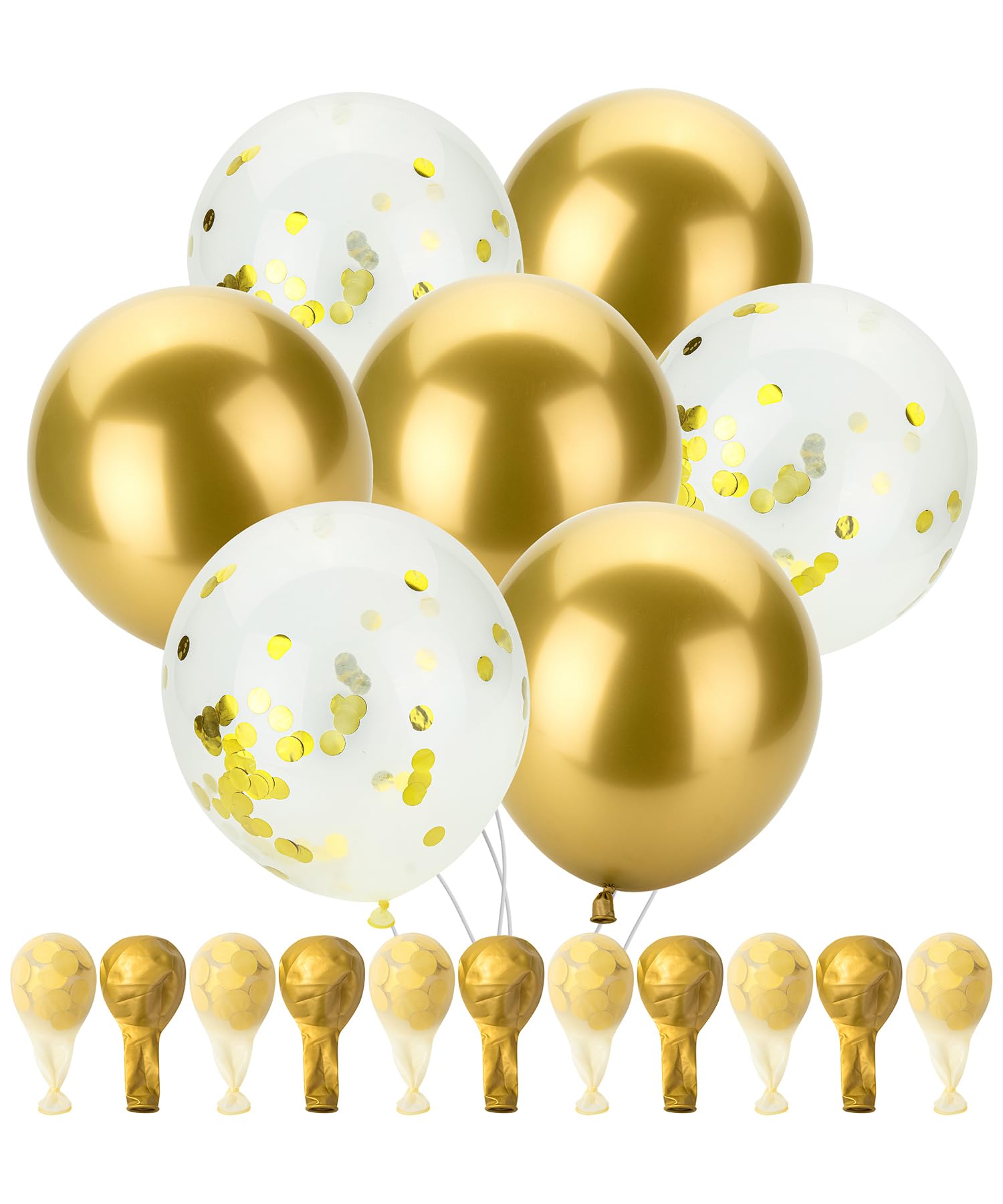 54-Pack 12-Inch Latex Party Balloons for Celebrations