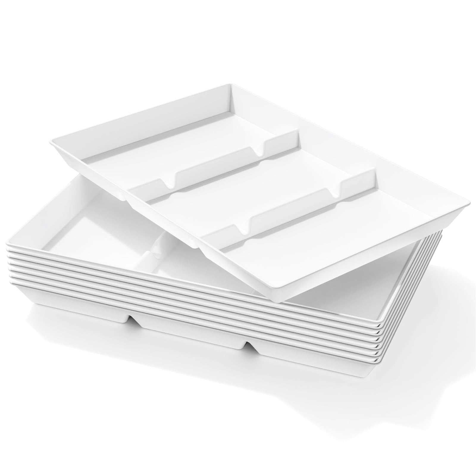 Reusable Divided Serving Tray for Snacks & Desserts