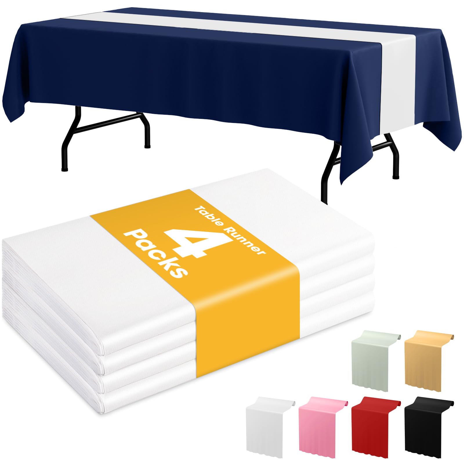 Disposable Plastic Tablecloth for Parties & Events