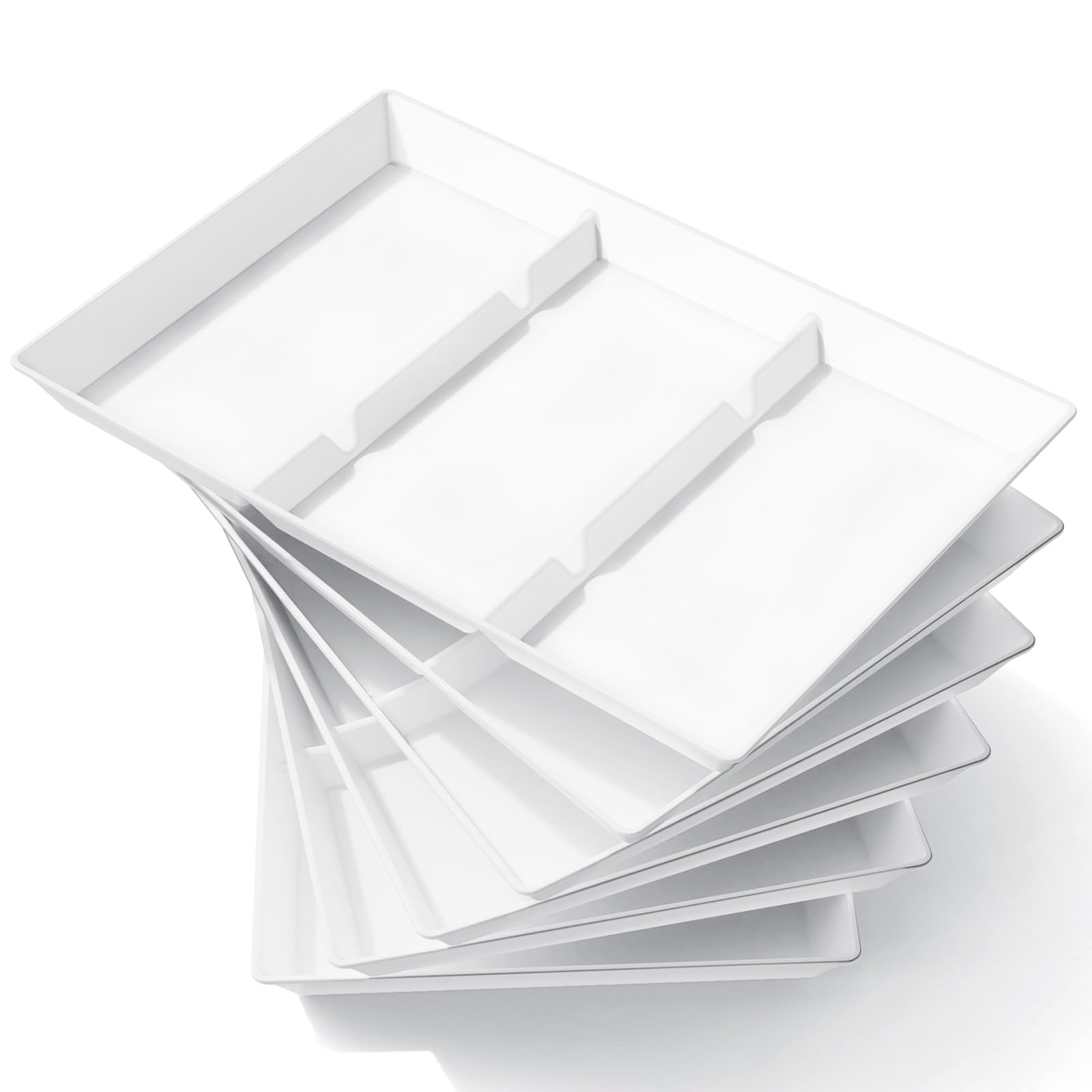 Reusable Divided Serving Tray for Snacks & Desserts