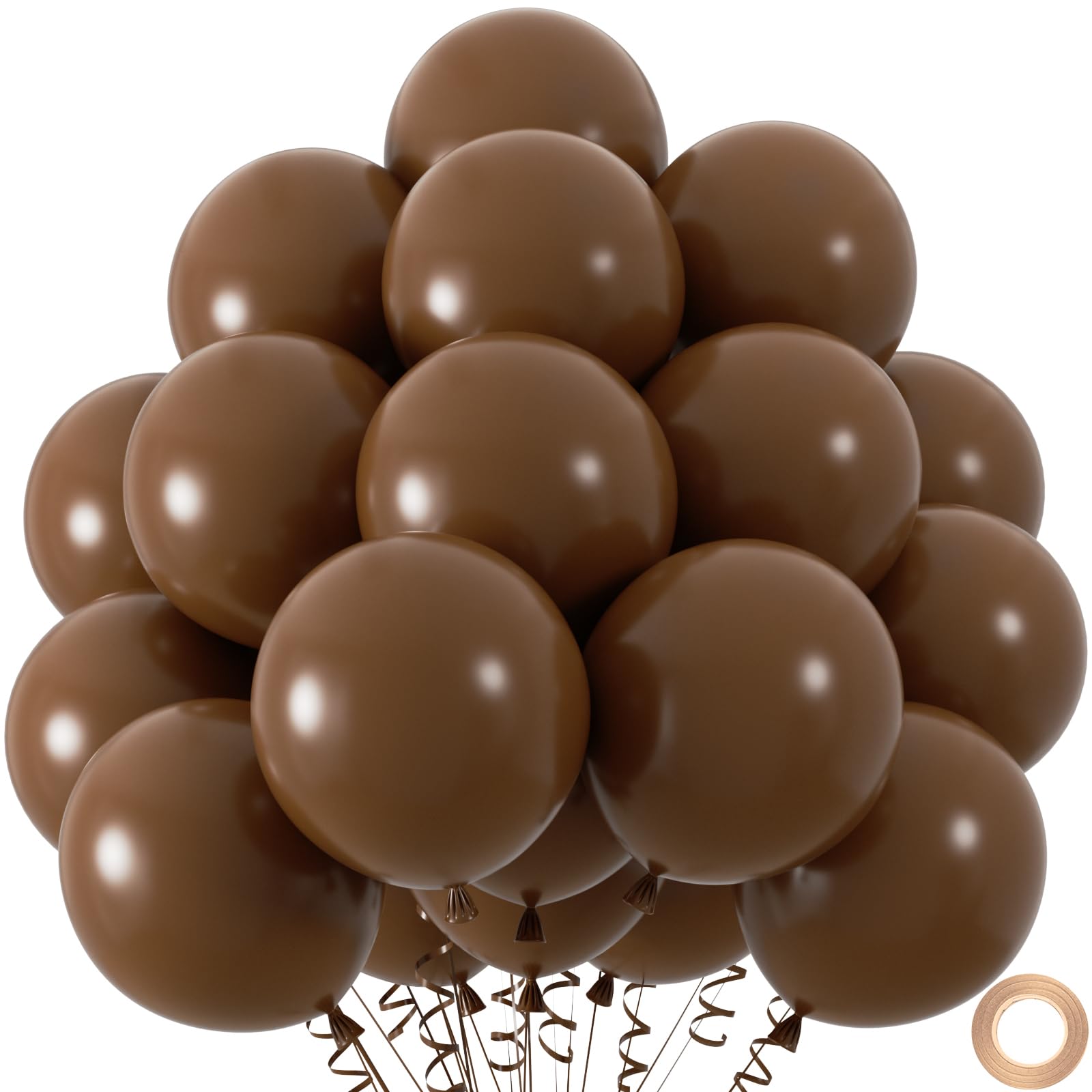50-Pack 12-Inch Black Latex Balloons for Parties