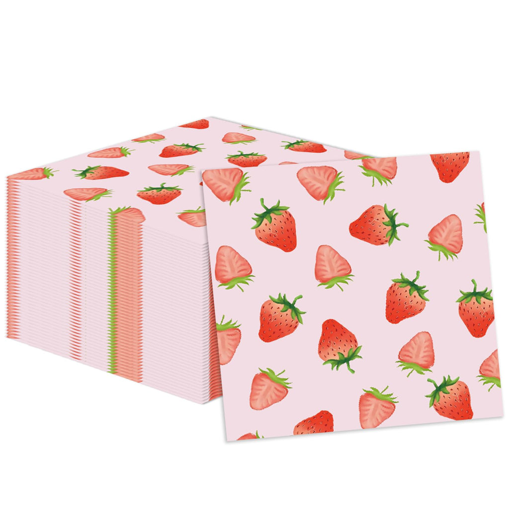 50-Pack Colorful Dot Birthday Napkins, 13 x 13 Inches