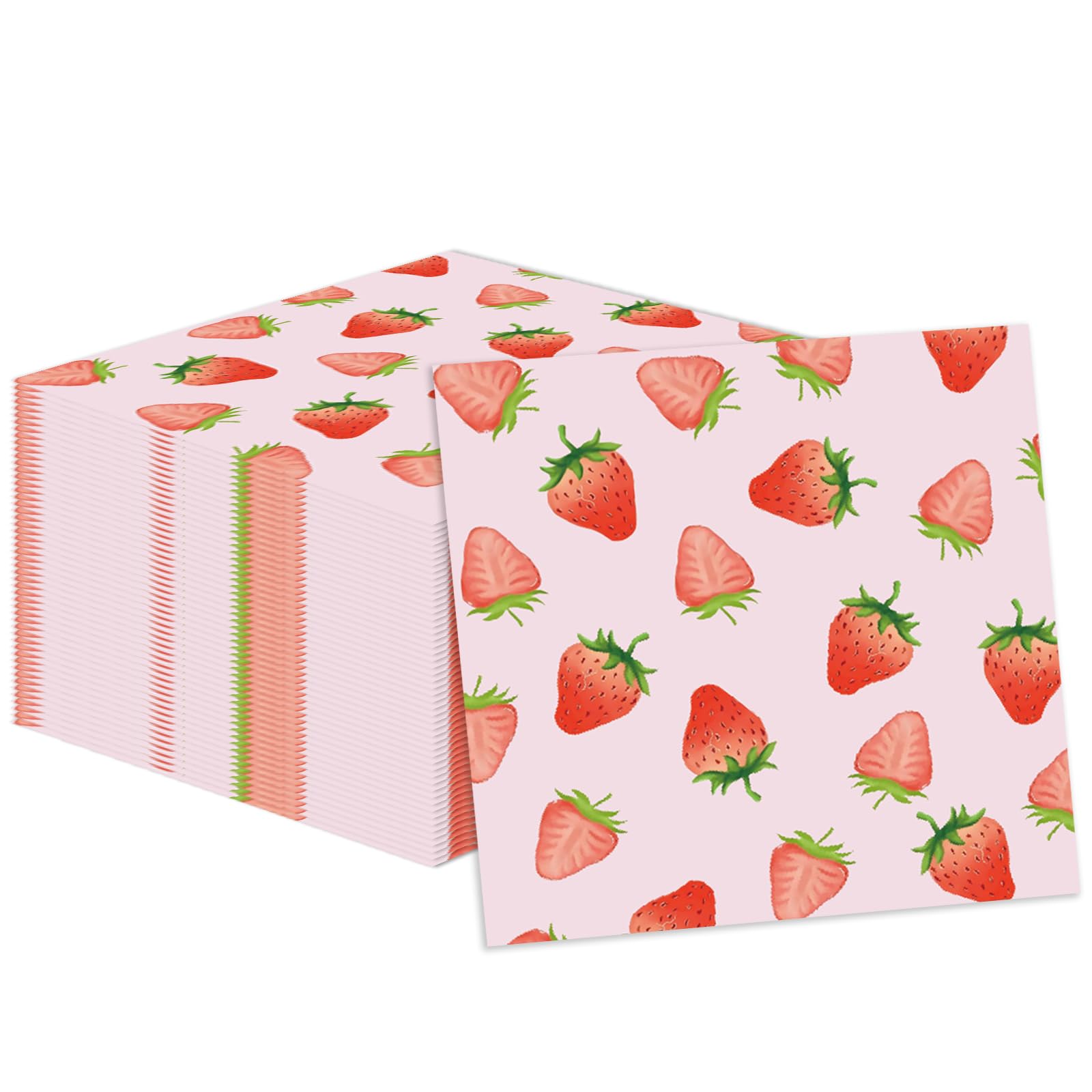 50-Pack Colorful Dot Birthday Napkins, 13 x 13 Inches