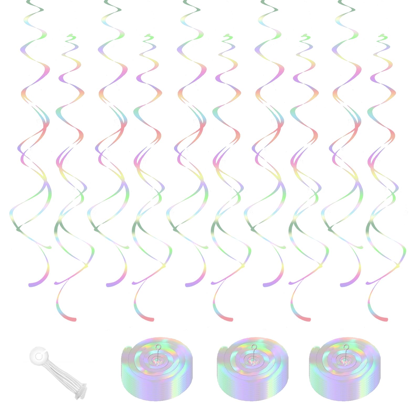 Hanging Swirl Decorations 30 Pcs