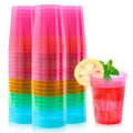 Neon Multicolor Disposable Plastic Party Tumblers