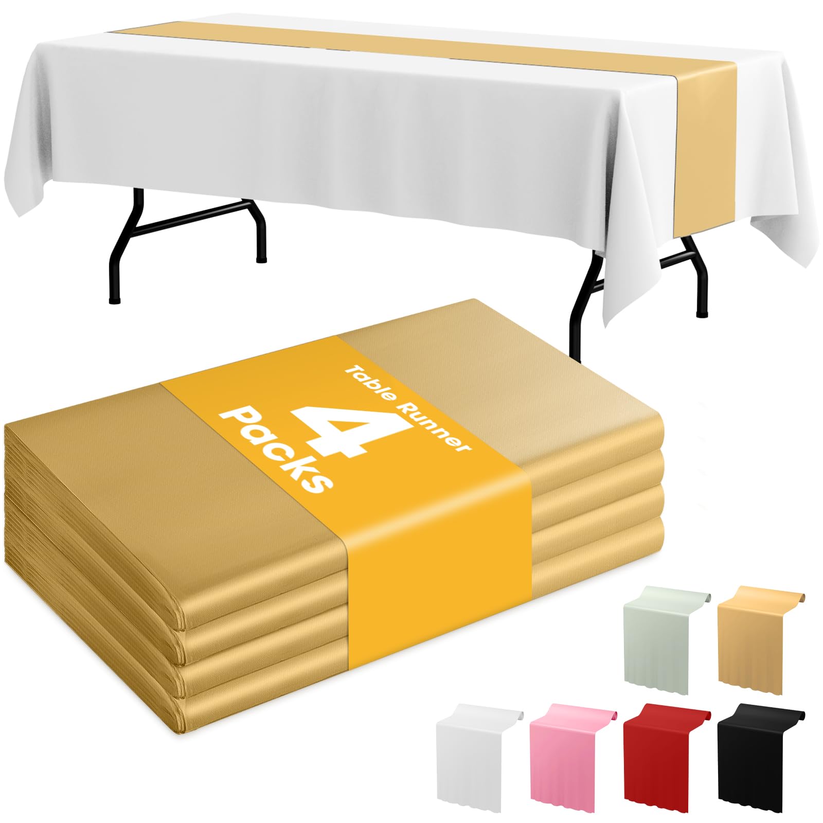 Disposable Plastic Tablecloth for Parties & Events