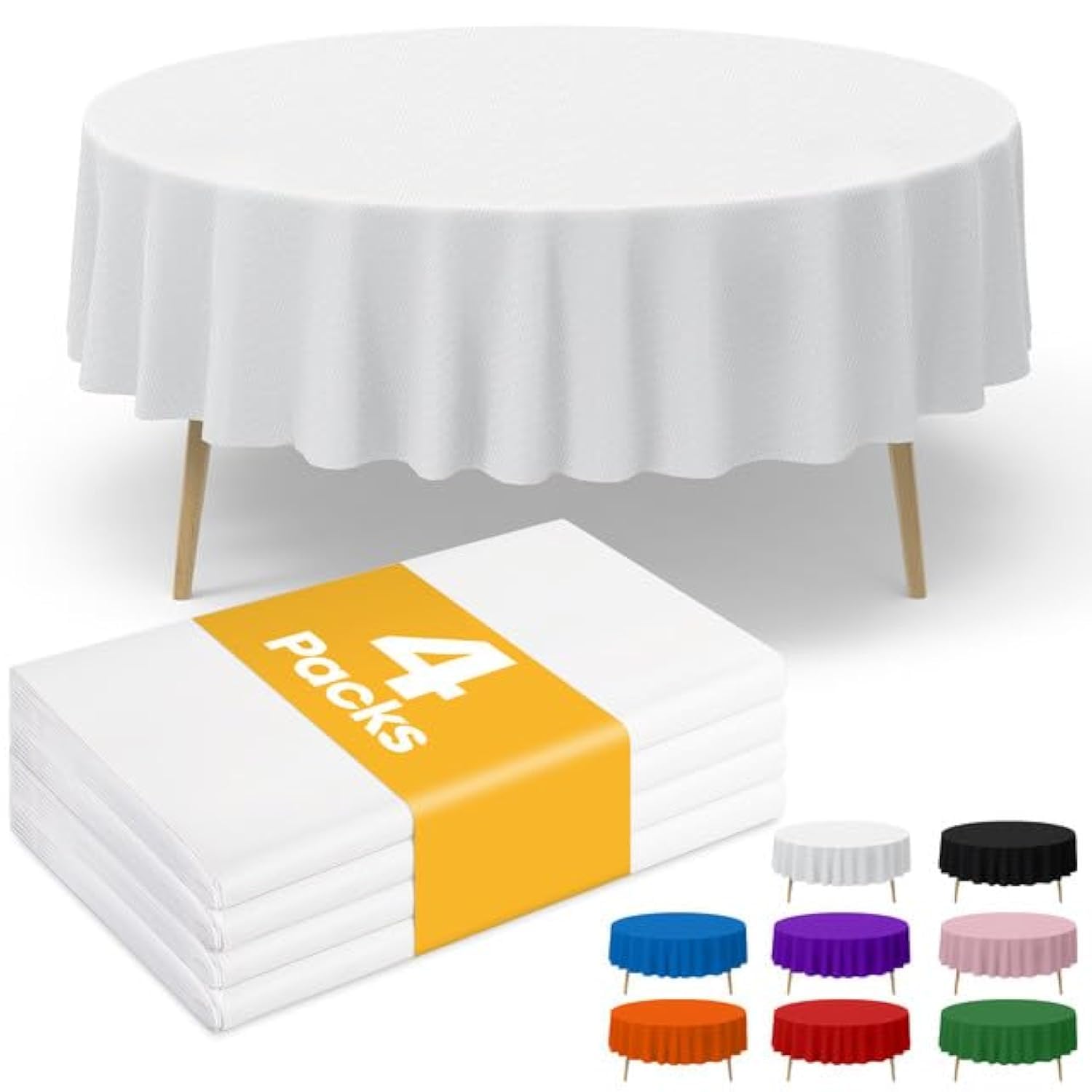 Disposable Plastic Tablecloth for Parties & Events