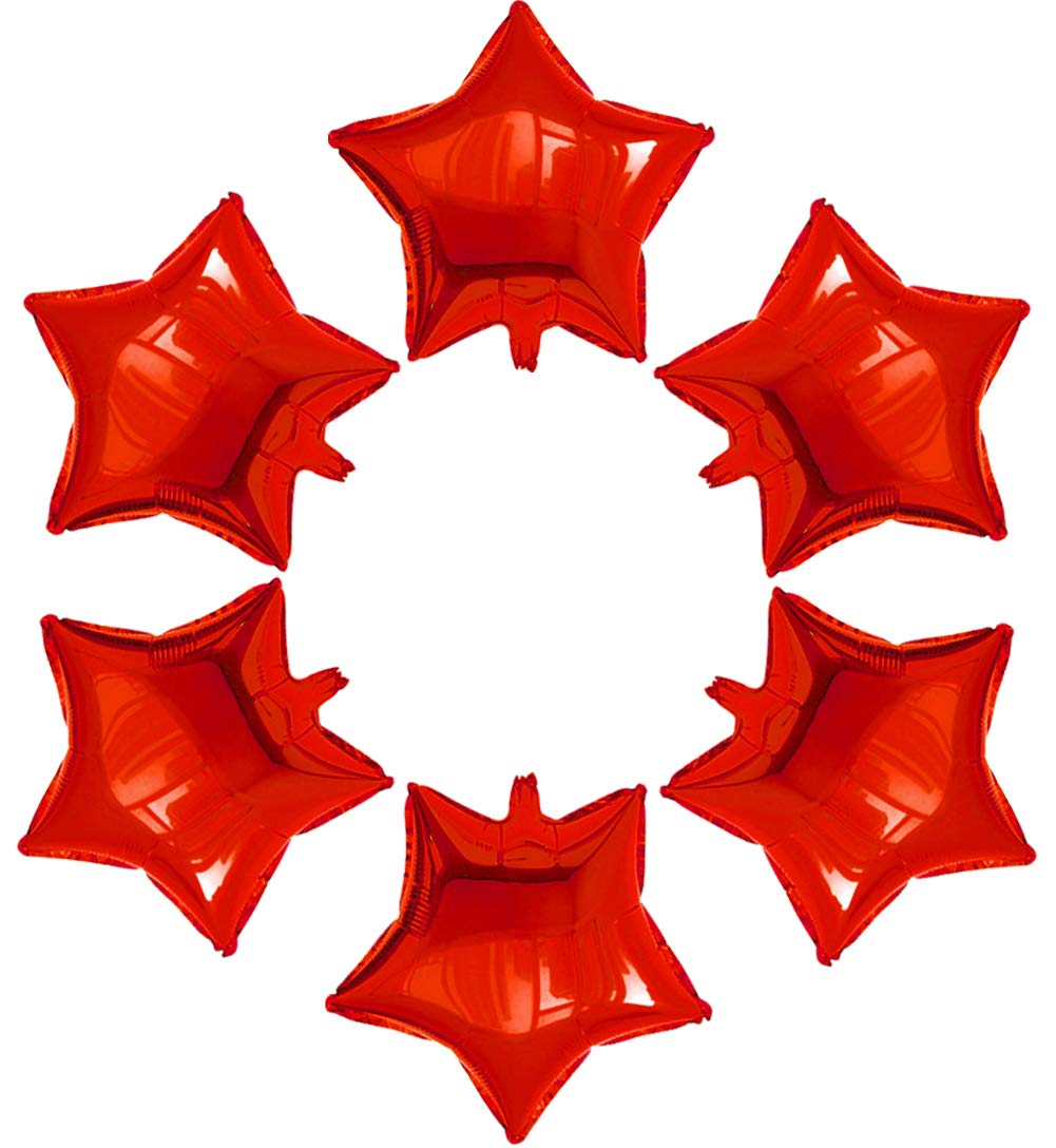 24-Piece 18-Inch Star Foil Balloon Party Set