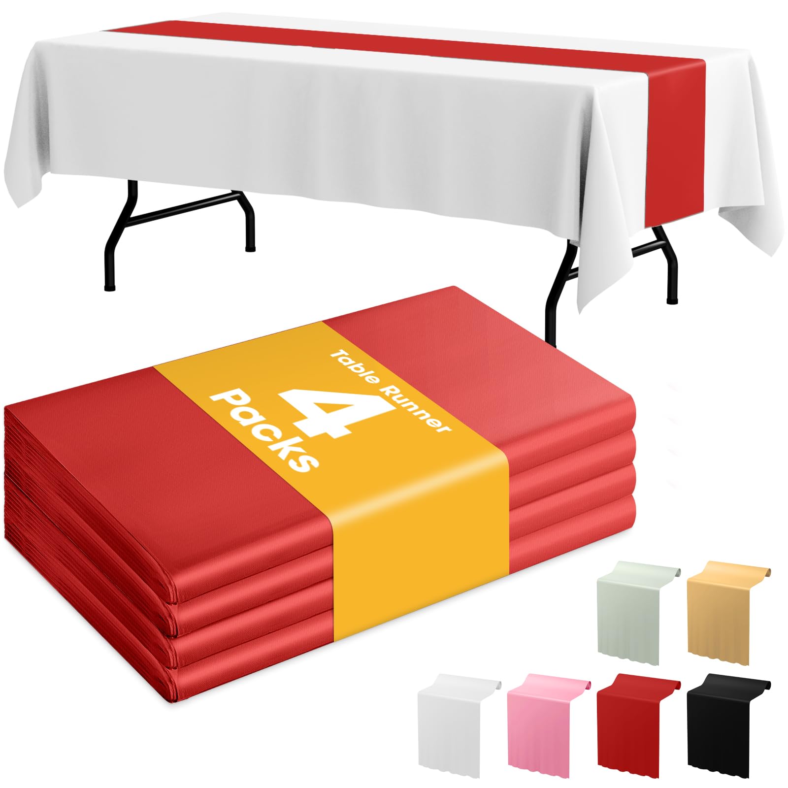 Disposable Plastic Tablecloth for Parties & Events