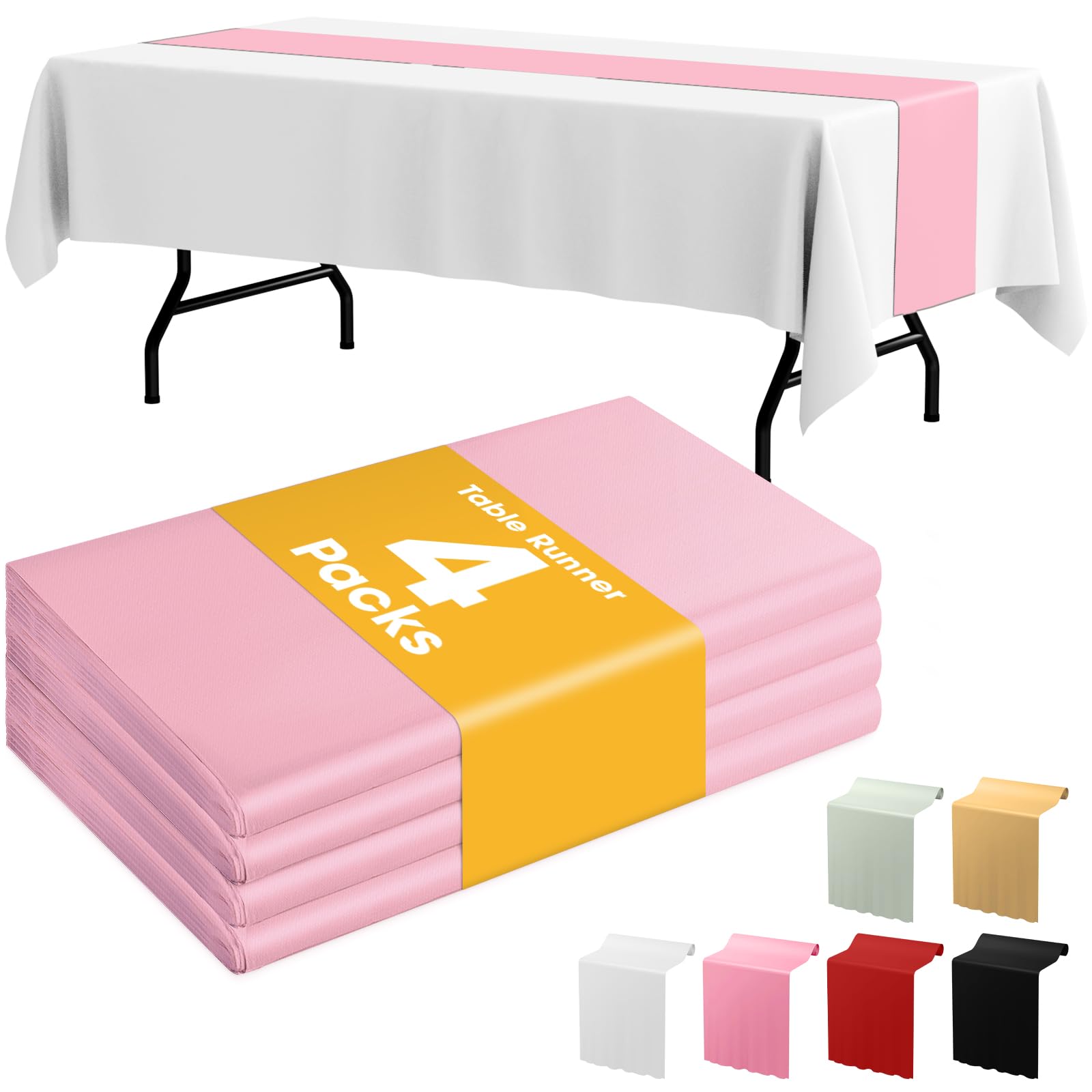 Disposable Plastic Tablecloth for Parties & Events