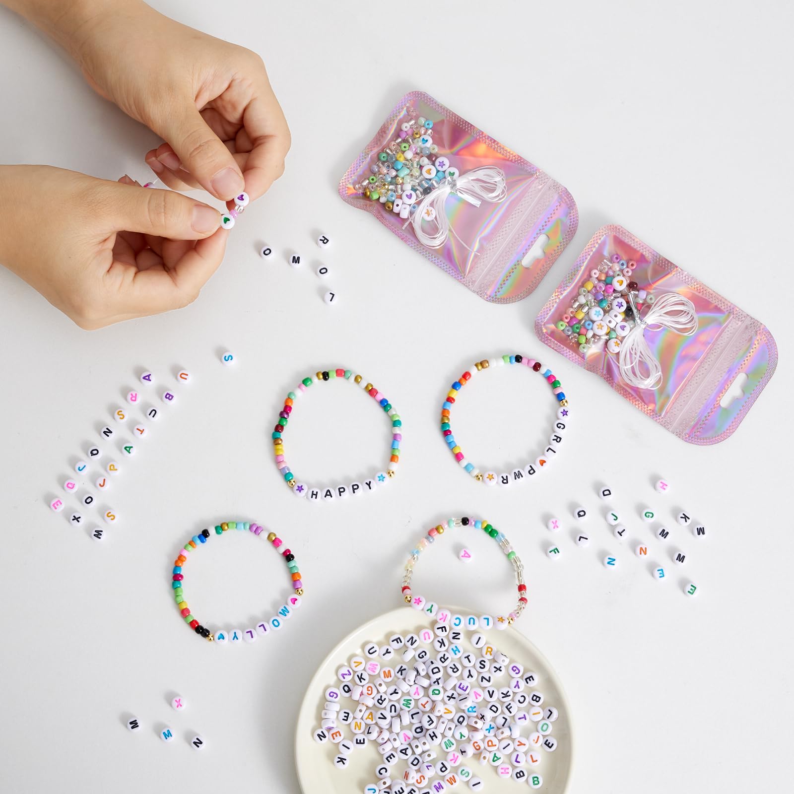 24-Set Friendship Bracelet Making Bead Craft Kit