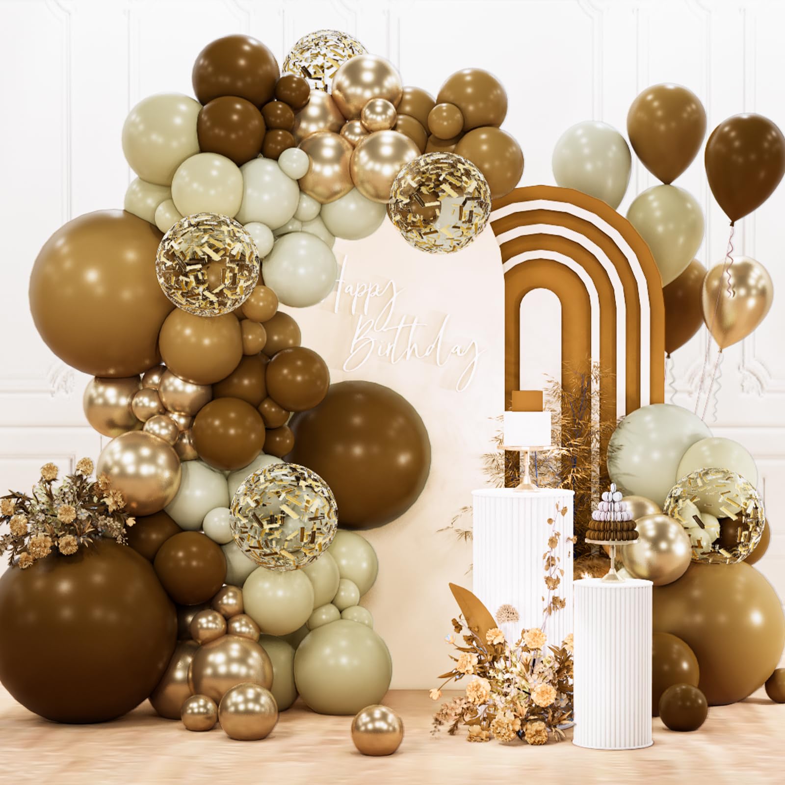 142-Piece Assorted Balloon Garland Kit for Parties