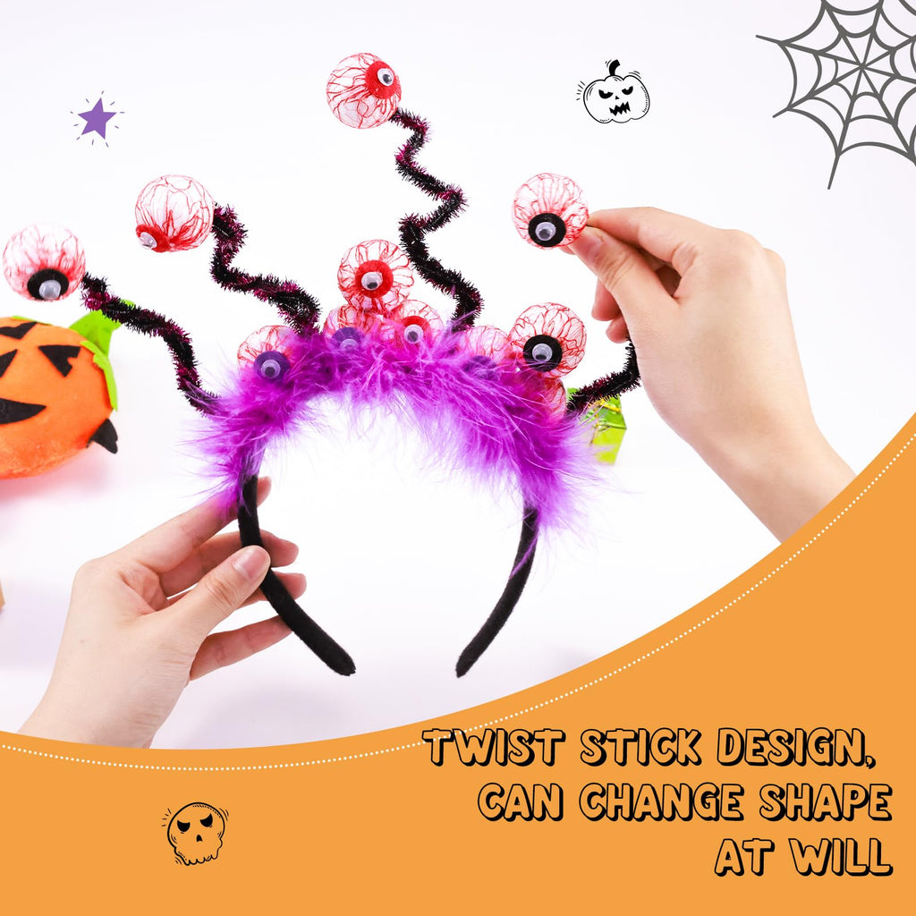 10-Piece Halloween Headband & Glasses Costume Set