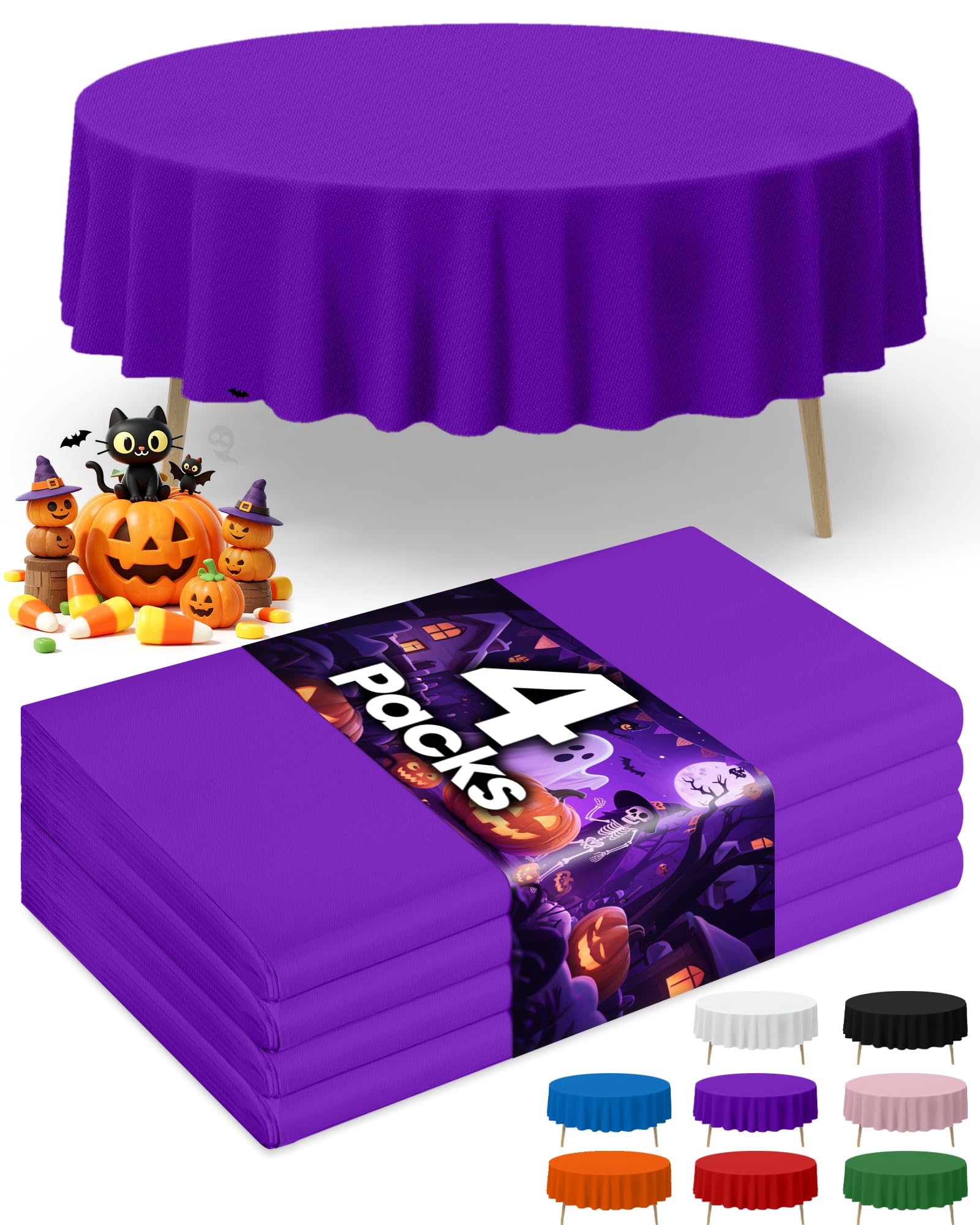 Disposable Plastic Tablecloth for Parties & Events