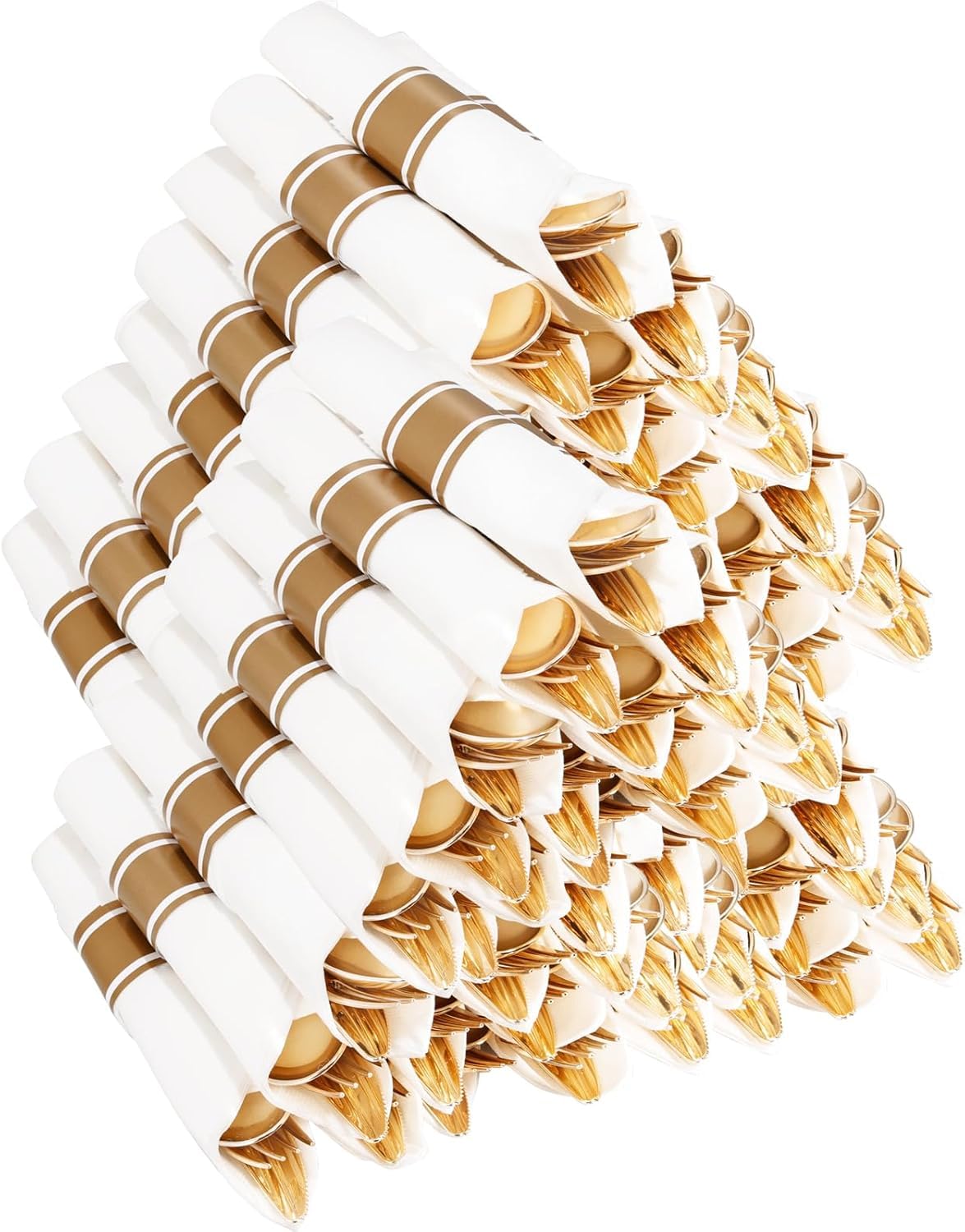 Pre-Rolled Plastic Silverware Set for Parties & Events