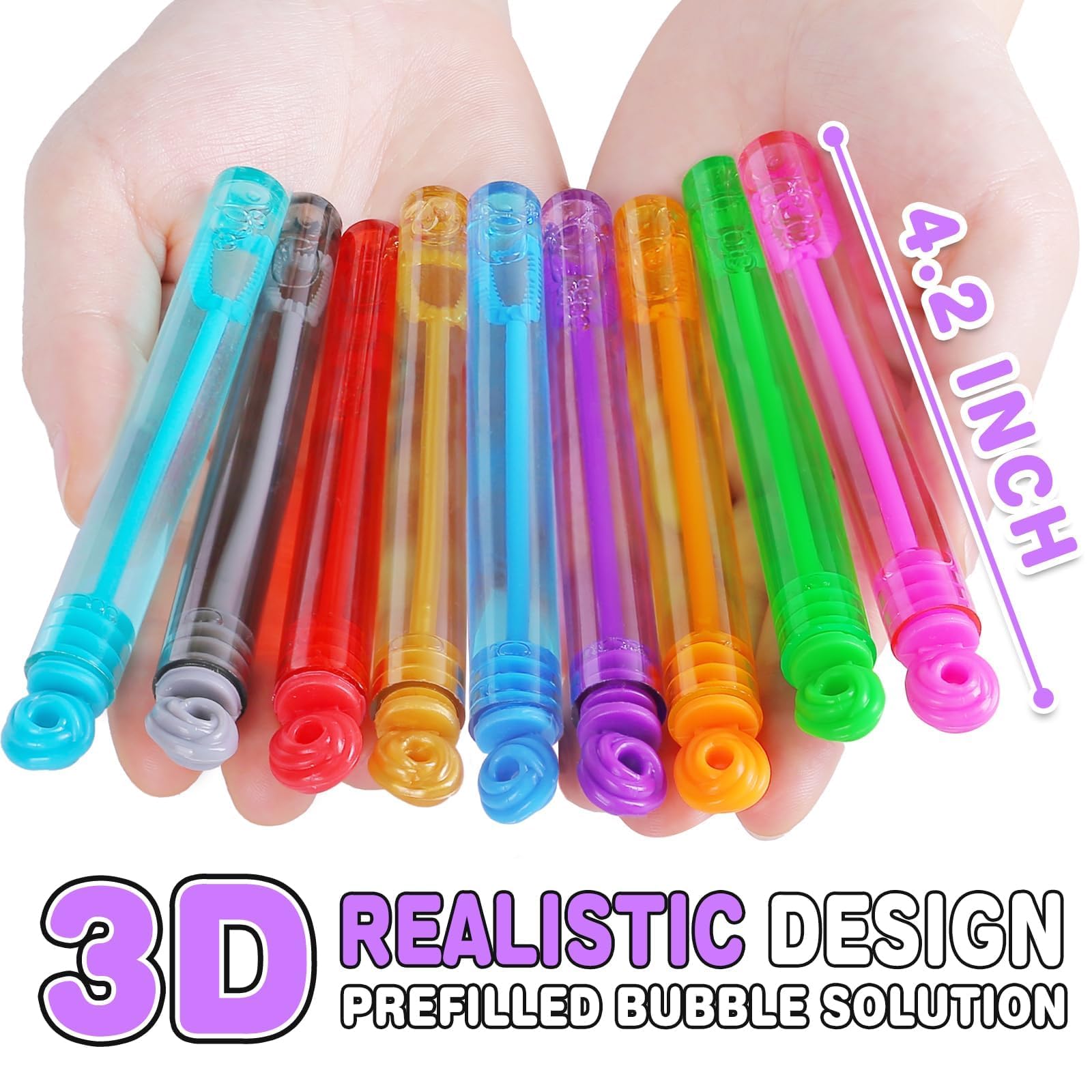 Mini Bubble Wand Party Favor Assortment for Kids