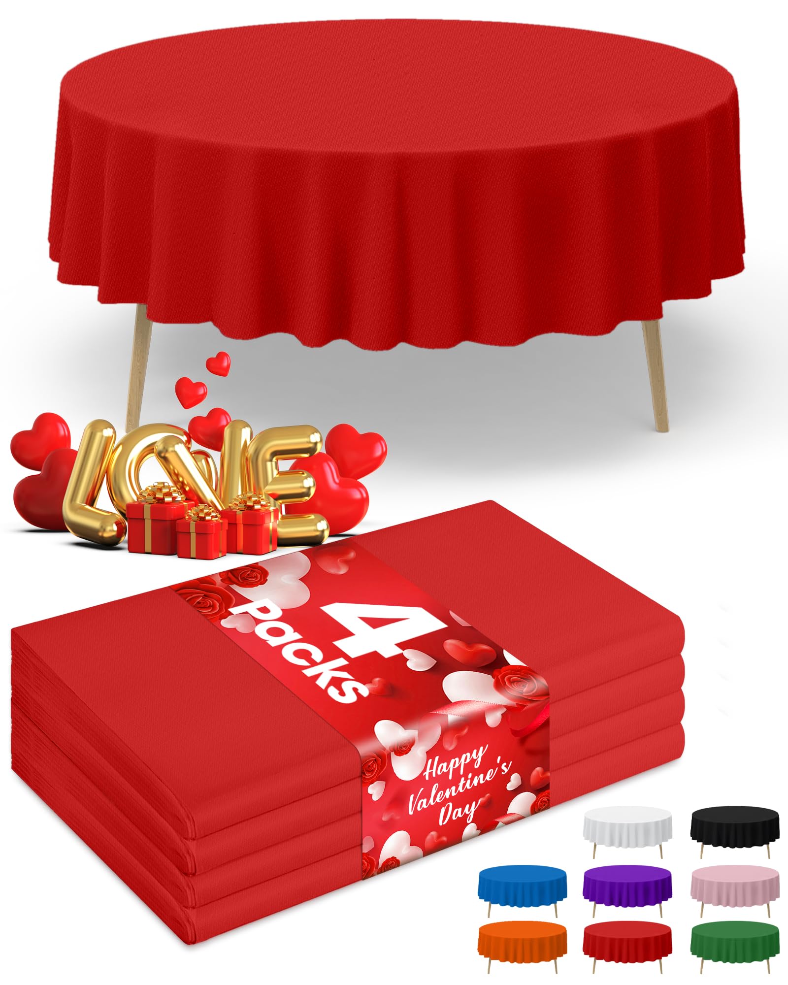 Disposable Plastic Tablecloth for Parties & Events