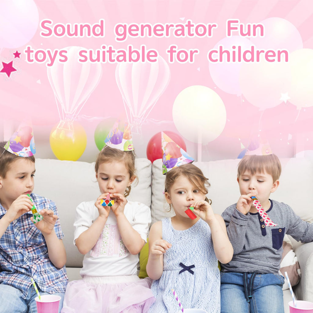 50-Piece Party Blowout Horn & Whistle Favor Set