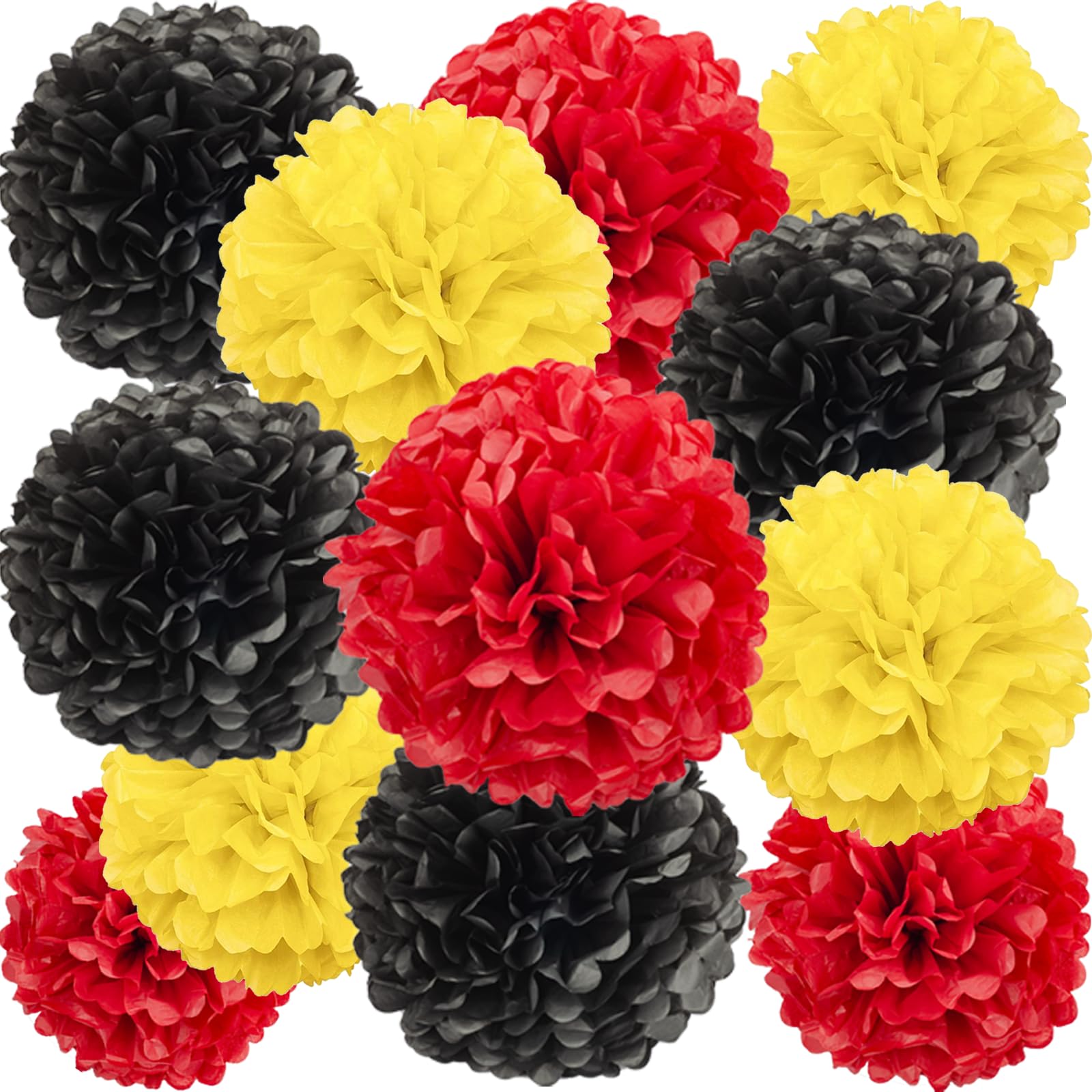 Hanging Tissue Paper Pom Pom Decorations for Parties