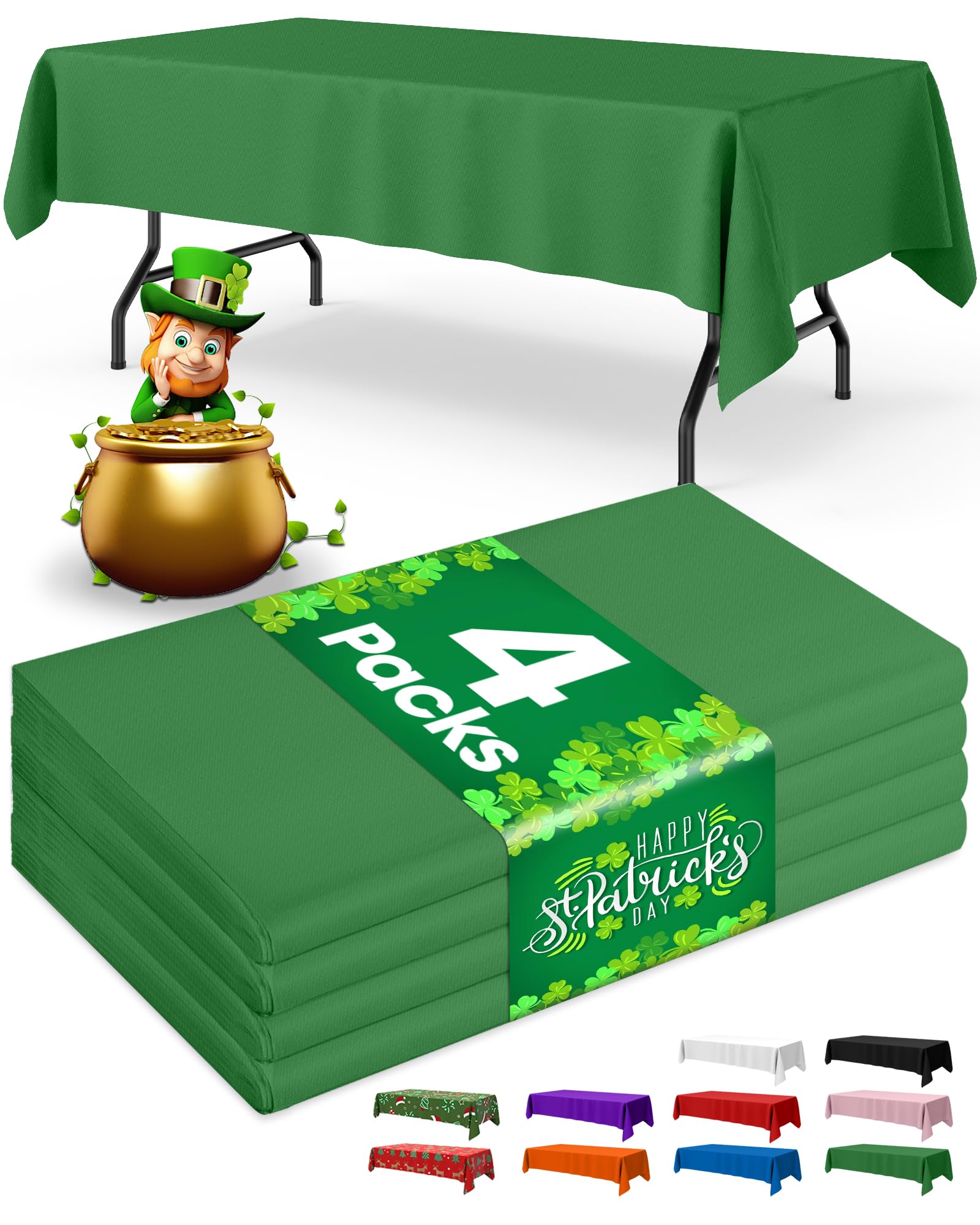 Disposable Plastic Tablecloth for Parties & Events