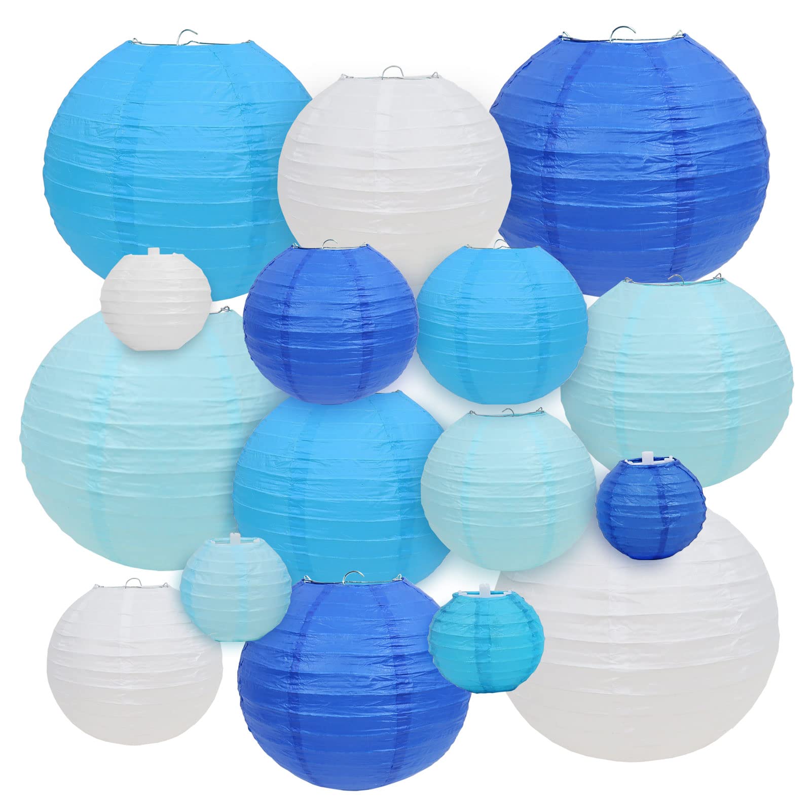 LURICO Paper Lanterns - Paper Hanging Decorations Ball Lanterns Lamps for Home Decor, Parties, and Weddings