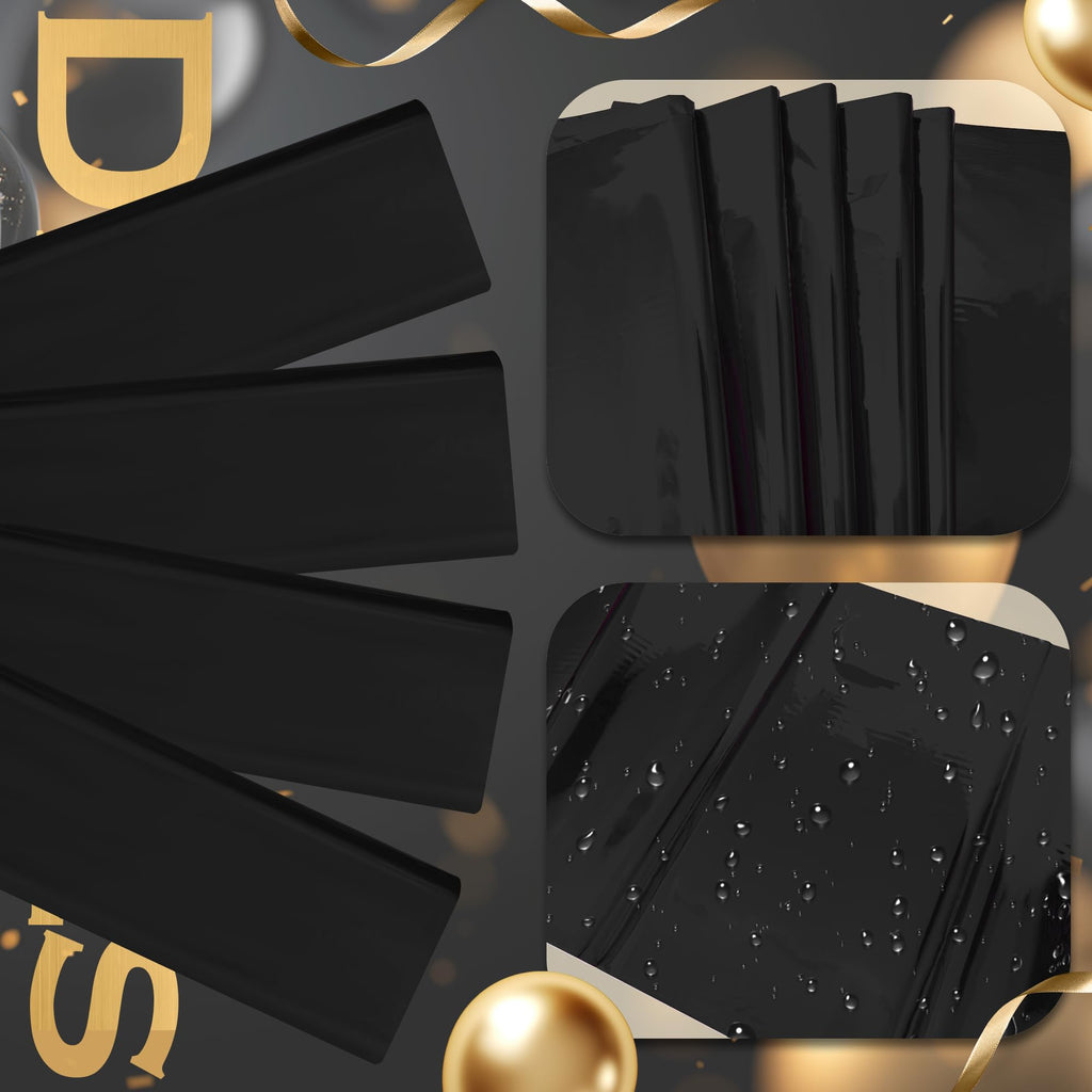 2-Piece Silver Foil Disposable Tablecloth Set for Parties