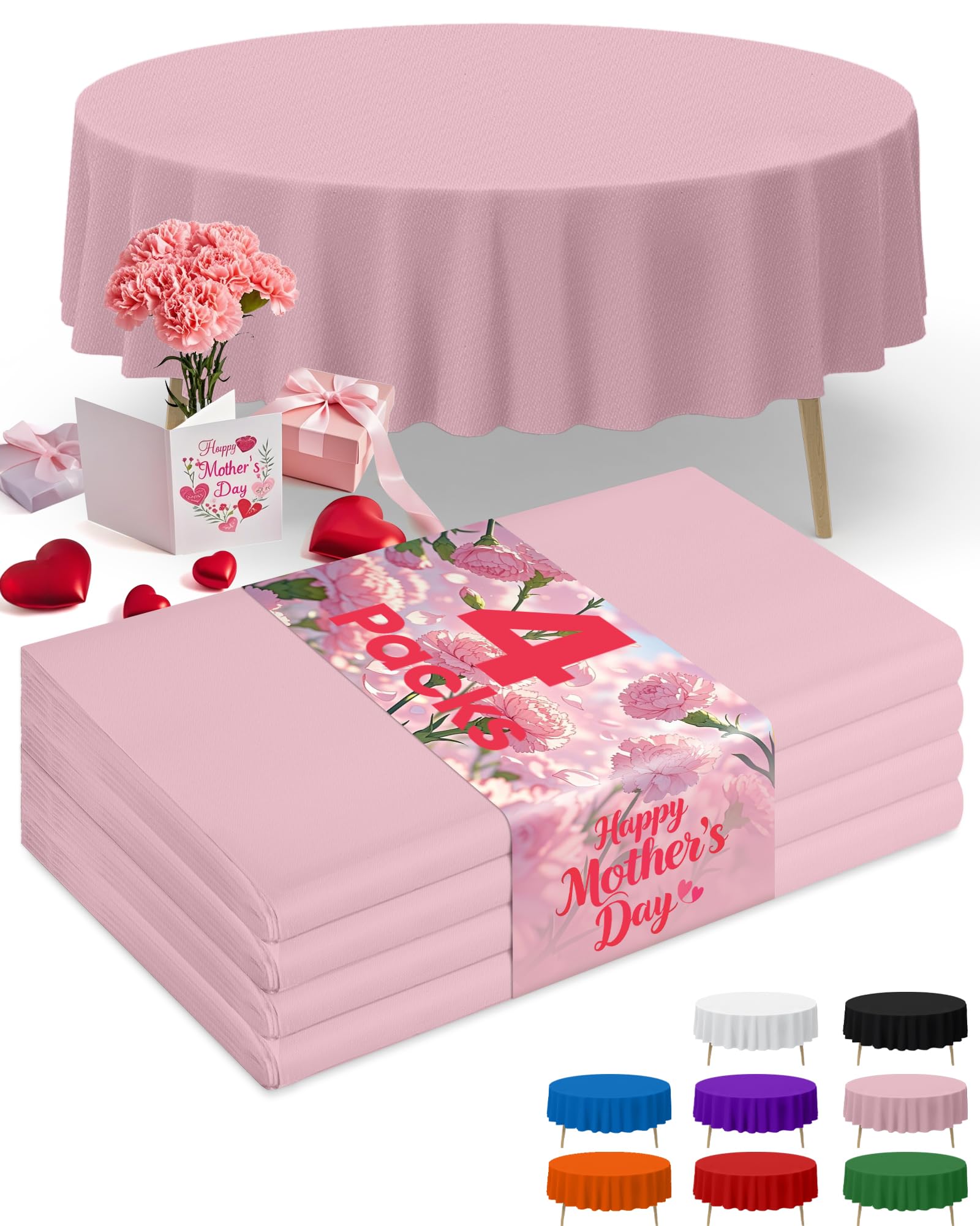 Disposable Plastic Tablecloth for Parties & Events