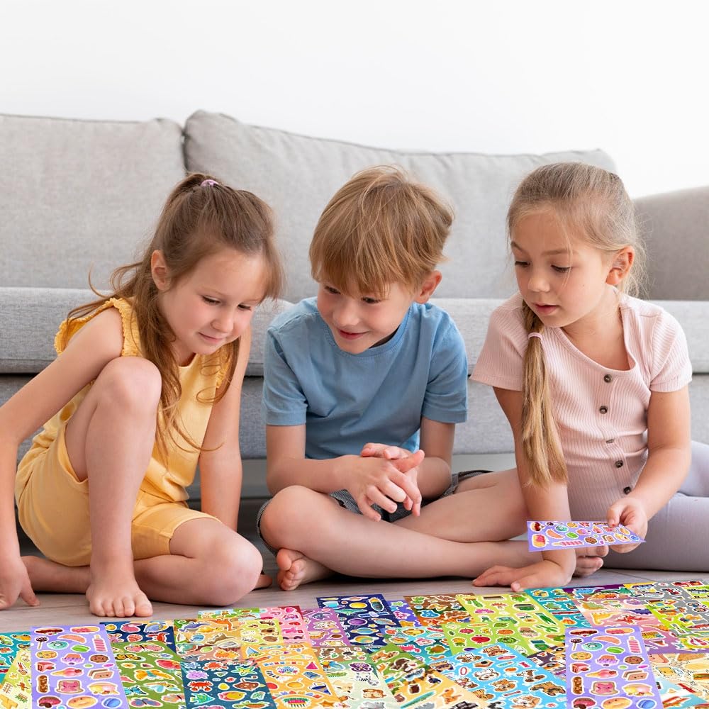 Kids Sticker Pack for Crafts, Scrapbooking & Party Favors
