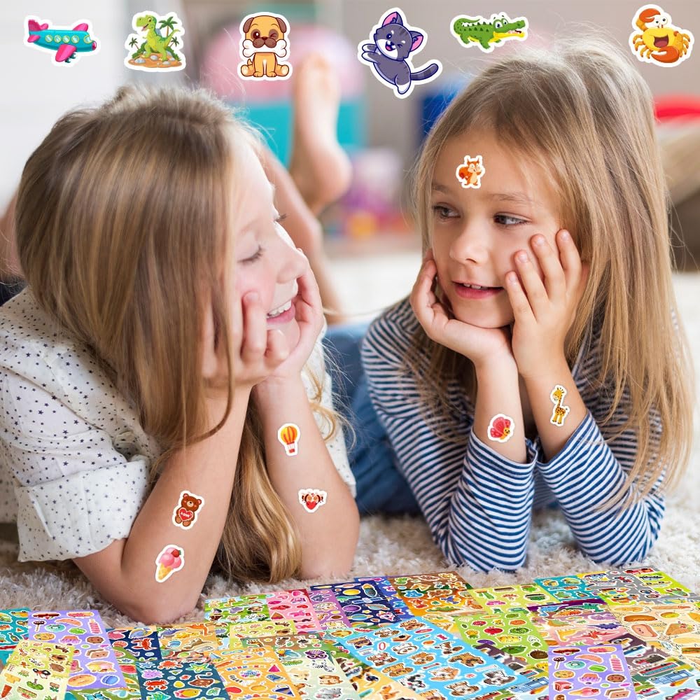 Kids Sticker Pack for Crafts, Scrapbooking & Party Favors