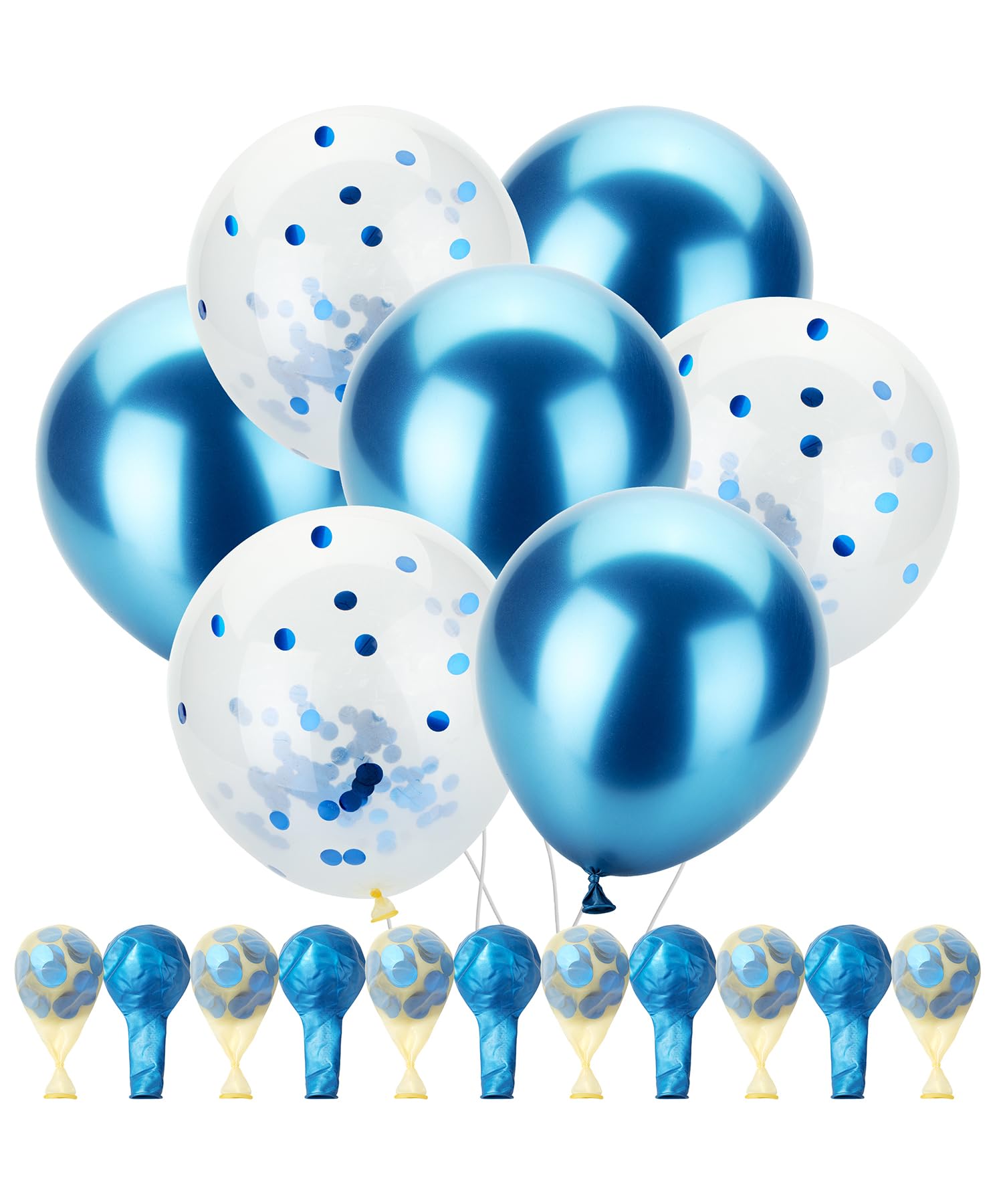 54-Pack 12-Inch Latex Party Balloons for Celebrations