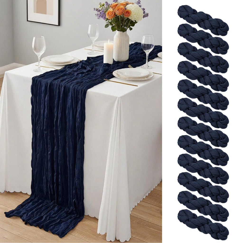 20 x 120-Inch Semi-Sheer Gauze Table Runner