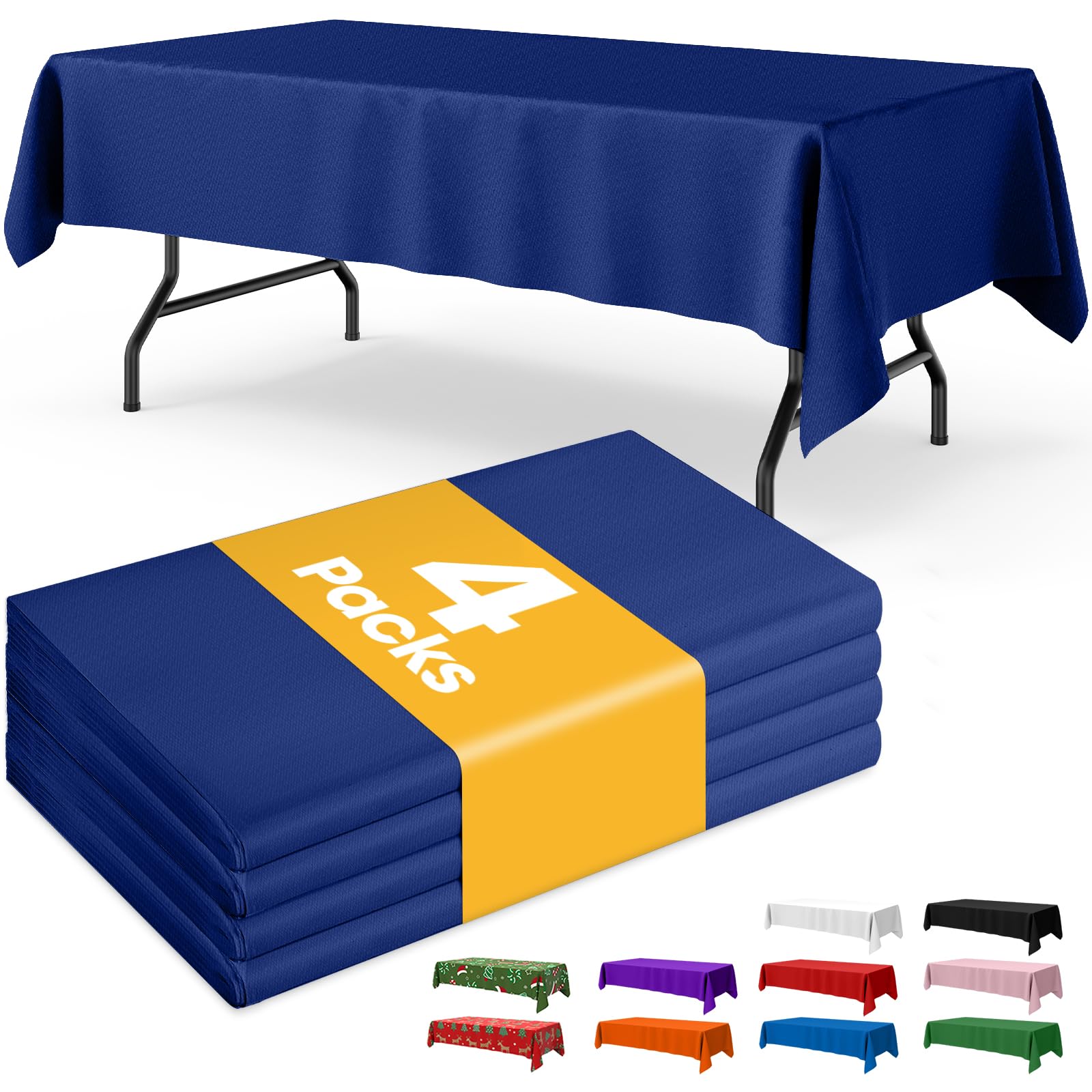 Disposable Plastic Tablecloth for Parties & Events
