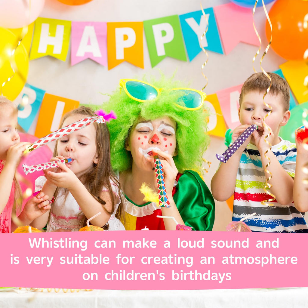 50-Piece Party Blowout Horn & Whistle Favor Set