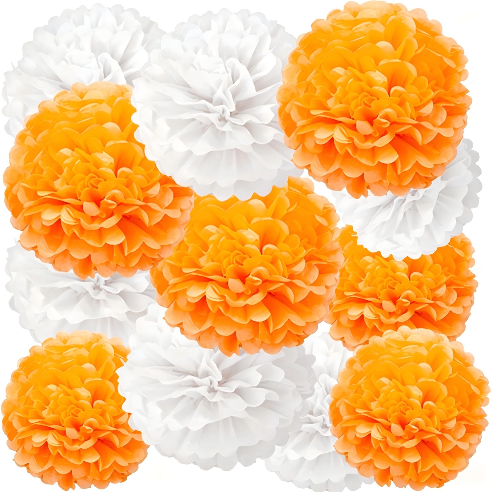 Hanging Tissue Paper Pom Pom Decorations for Parties