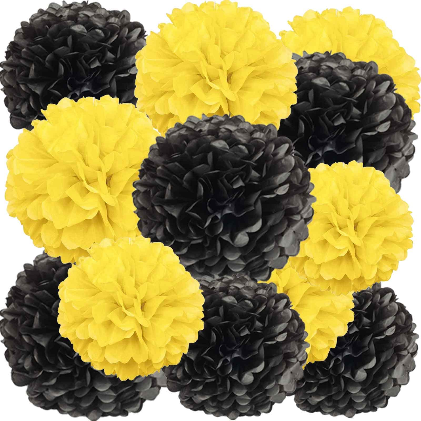 Hanging Tissue Paper Pom Pom Decorations for Parties