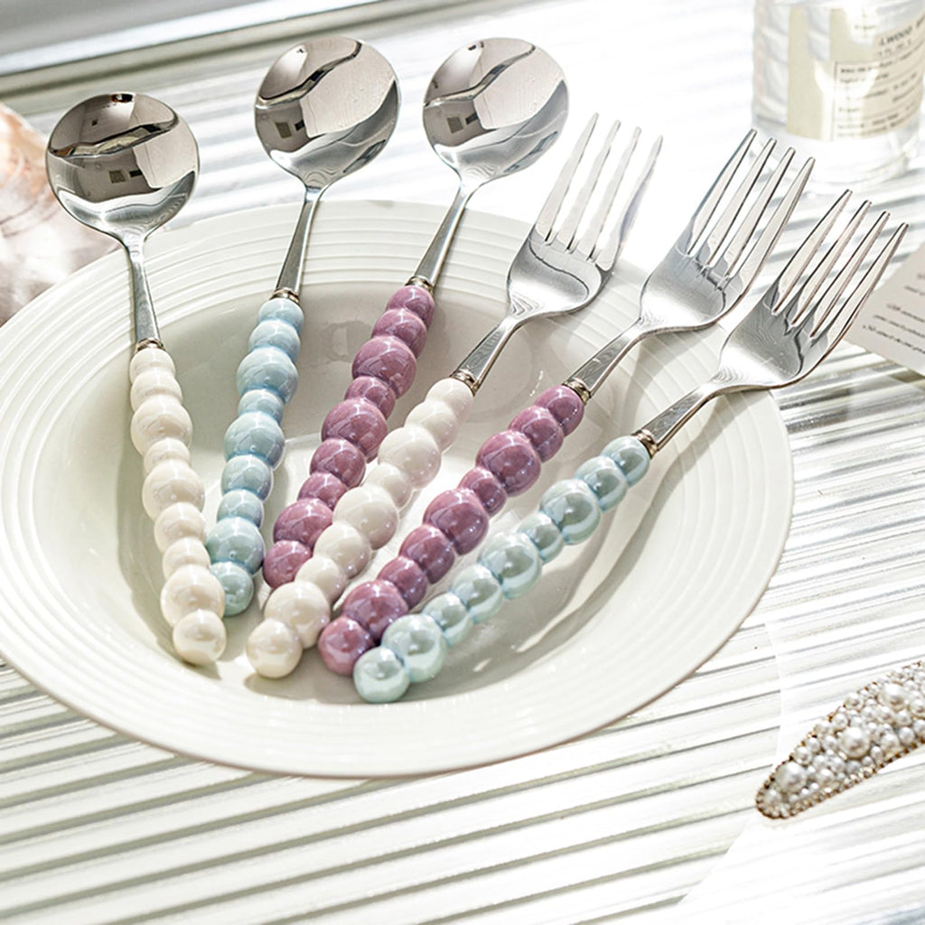 24-Piece Stainless Steel Flatware Set for 6 Guests