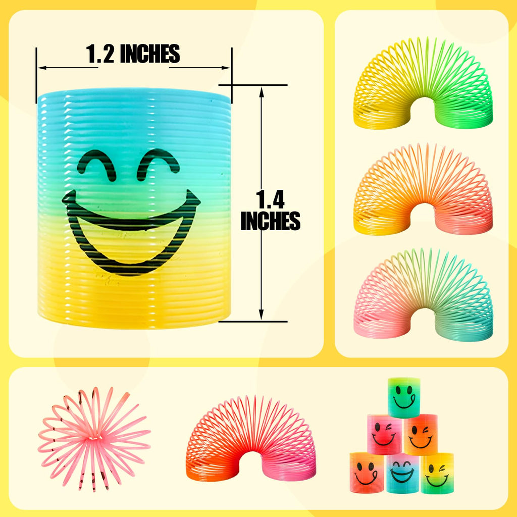 Colorful Mini Spring Toy Party Favor Pack for Kids